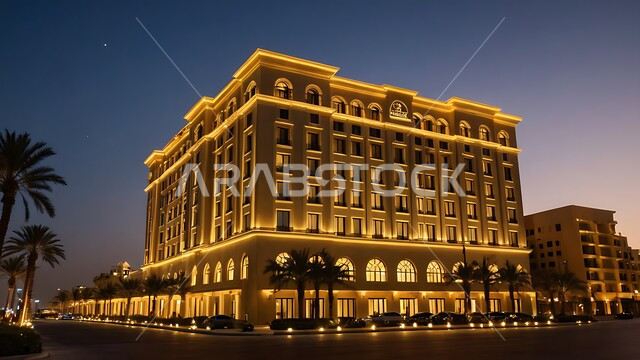 السياحة في المملكة العربية السعودية, الفن الهندسي المعماري لفندق راقي مضيء على الطراز الحديث, الفنادق و المنتجعات السياحية الفاخرة, جذب و استقطاب السياح من أنحاء العالم
