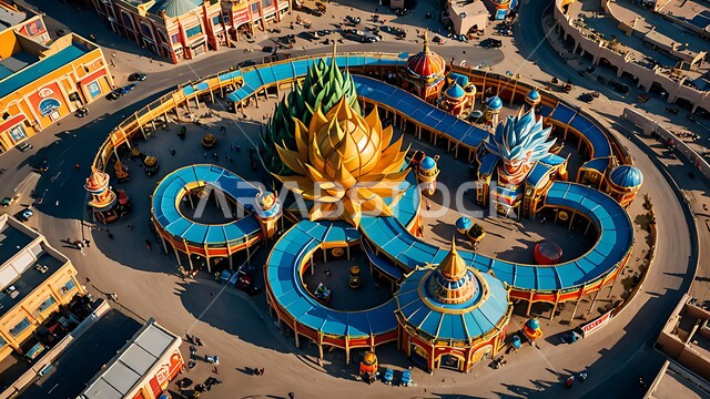 مدينة ملاهي مستوحاة من شخصيات كرتونية, الفعاليات المسلية في منتزهات المملكة العربية السعودية, منتزه دراغون بول في مدينة القدية, أماكن الأنشطة الترفيهية الممتعة للأطفال, جذب و استقطاب السياح من أنحاء العالم, المناطق و المعالم السياحية المشهورة