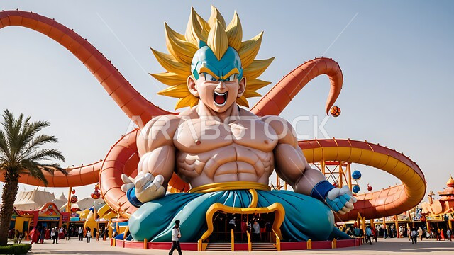 ملاهي دراغون بول في مدينة القدية نهاراً, المعالم و الأماكن السياحية المشهورة, منتزه مستوحى من شخصيات كرتونية, الفعاليات المسلية في منتزهات المملكة العربية السعودية, الأنشطة الترفيهية الممتعة للأطفال, جذب و استقطاب السياح من أنحاء العالم