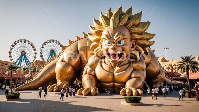 ملاهي دراغون بول في مدينة القدية نهاراً, المعالم و الأماكن السياحية المشهورة, منتزه مستوحى من شخصيات كرتونية, الفعاليات المسلية في منتزهات المملكة العربية السعودية, الأنشطة الترفيهية الممتعة للأطفال, جذب و استقطاب السياح من أنحاء العالم