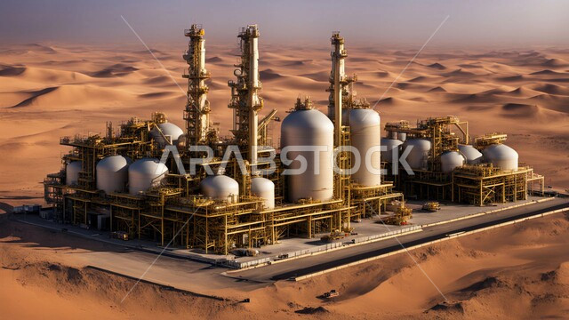 الأبراج والهياكل المعدنية في الأراضي الصحراوية, مصافي تكرير النفط والغاز, صناعات ومشاريع بتروكيماوية، مفهوم هندسة البترول في دول الخليج, النهضة بالاقتصاد الوطني السعودي، مصانع الوقود في المملكة العربية السعودية، مستودعات وخزانات كبيرة وضخمة