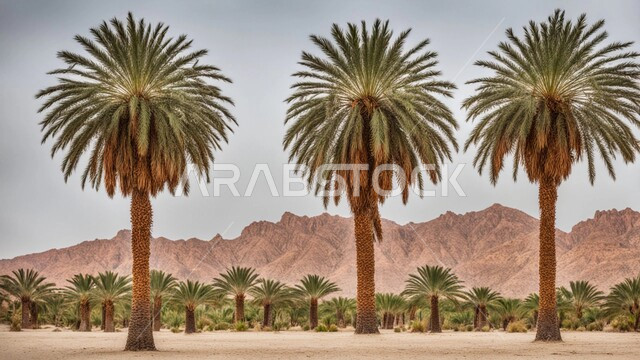 المحميات الطبيعية في المملكة العربية السعودية, الكثبان الرملية الناعمة في الصحراء, واحات ومزارع أشجار النخيل في الطبيعة الصحراوية, محاصيل ومنتجات زراعية محلية