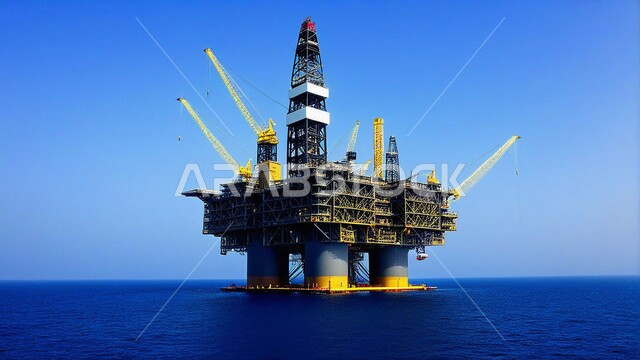 صناعات ومشاريع بيتروكيماوية في المملكة, استنباط الثروات الباطنية من البحر, الآلات الضخمة والمعدات الثقيلة المستخدمة في التنقيب عن البترول, العمل في مجال الهندسة البترولية, مصانع تكرير النفط والغاز في المنطقة الصناعية بالسعودية, النمو والتقدم الاقتصادي السعودي