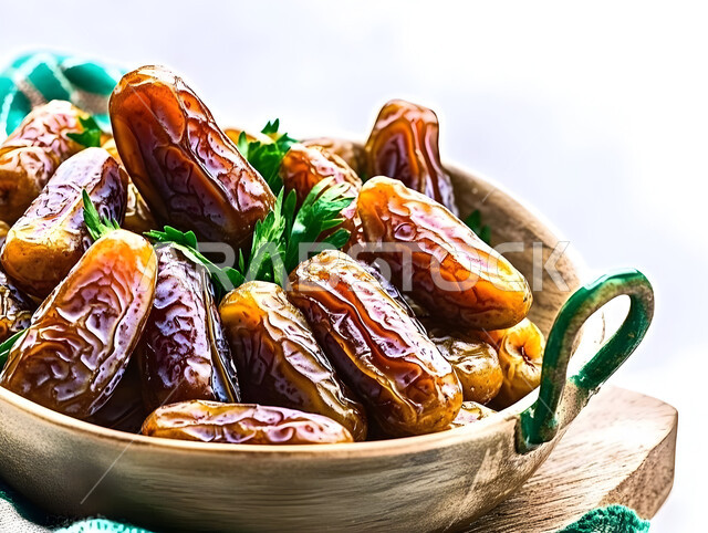 رطب من نخيل المملكة العربية السعودية، ضيافة رمضانية لذيذة، محاصيل ومنتجات زراعية محلية وطنية سعودية، صورة مقربة  لحبات التمر السكري الصحي الطازج, وجبة ذات قيمة غذائية عالية