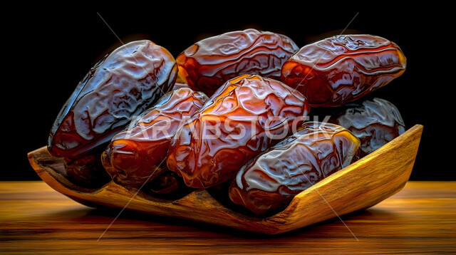 تمر سكري صحي طازج, محاصيل ومنتجات زراعية محلية وطنية سعودية، وجبة ذات قيمة غذائية عالية، طبق رطب من نخيل المملكة العربية السعودية، ضيافة رمضانية لذيذة