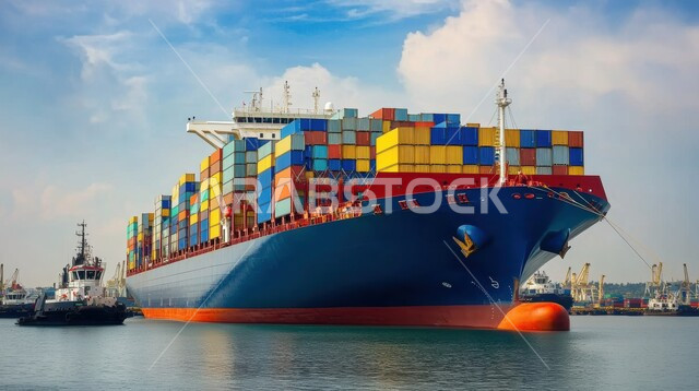 بيع وتجارة السلع والمنتجات المحلية عبر السفن في البحار، ميناء شحن البضائع و الحاويات التجارية، استلام ونقل كونتينرات التخزين عبر الاقتصاد البحري, تصدير وإستيراد البضاعة في المملكة العربية السعودية من خلال استخدام الوسائل المتطورة الحديثه