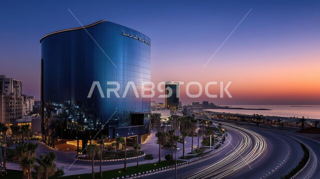 منظر تخيلي مستقبلي للتقدم و النمو العمراني للمباني والمنشآت التجارية الشاهقة في الامارات العربية المتحدة, رؤية مستقبلية 2031, الفن الهندسي المعماري للأبراج وناطحات السحاب, بناء مستقبل حضاري ومتطور