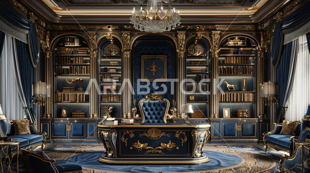 تجهيزات مكتبية حديثة بأثاث أنيق ومميز , ديكورات فخمة لمكاتب شركات المملكة العربية السعودية, تصاميم داخلية راقية على الطراز الحديث, التحف والاكسسوارات الفاخرة