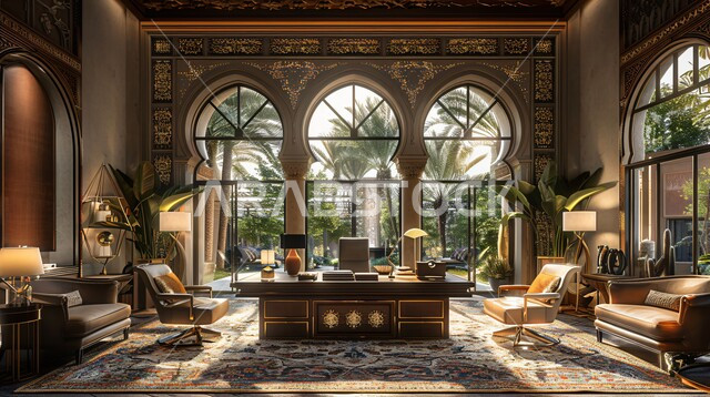 التحف والاكسسوارات الفاخرة، ديكورات فخمة لمكاتب شركات المملكة العربية السعودية, تجهيزات مكتبية حديثة بأثاث أنيق ومميز، تصاميم داخلية راقية على الطراز الحديث, الواجهات والنوافذ الزجاجية 