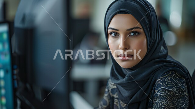 متابعة وتطوير العمل, إمراه عربيه سعوديه خليجيه, العمل في خدمة العملاء في شركه, استعلامات واستفسارات و الاجابه على اسئلة العملاء, اجراء اتصال فيديو من خلال الحاسوب, عقد اجتماع عمل عبر الانترنت