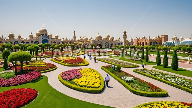 حديقة دبي المعجزة ، الهندسة الزراعية المتميزة في الإمارات العربية المتحدة، الاهتمام بزراعة الازهار والورود في الحدائق العامة، معالم سياحية ترفيهية مشهورة، قضاء اوقات ممتعة في التنزه