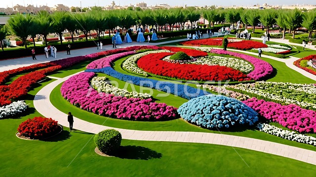 حديقة دبي المعجزة ، الهندسة الزراعية المتميزة في الإمارات العربية المتحدة، الاهتمام بزراعة الازهار والورود في الحدائق العامة، معالم سياحية ترفيهية مشهورة، قضاء اوقات ممتعة في التنزه