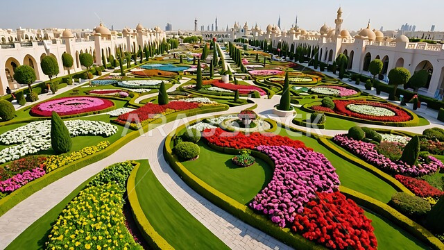 معالم سياحية ترفيهية مشهورة، الاهتمام بزراعة الازهار والورود في الحدائق العامة،حديقة دبي المعجزة ، الهندسة الزراعية المتميزة في الإمارات العربية المتحدة، قضاء اوقات ممتعة في التنزه