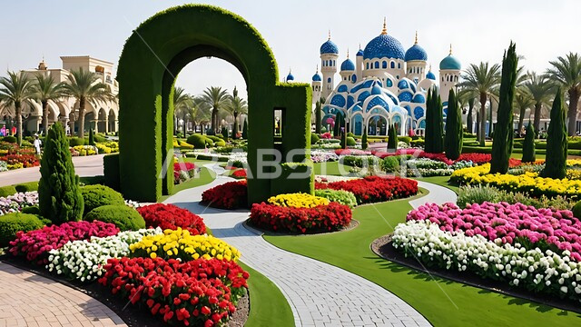 الهندسة الزراعية المتميزة في الإمارات العربية المتحدة، الاهتمام بزراعة الازهار والورود في الحدائق العامة، معالم سياحية ترفيهية مشهورة، قضاء اوقات ممتعة في التنزه، حديقة دبي المعجزة