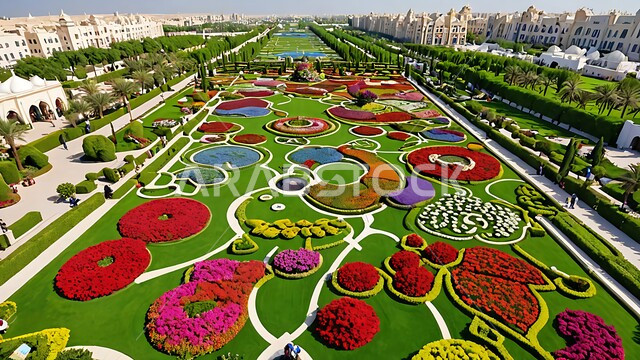 الاهتمام في زراعة الازهار في الحدائق في ميراكل غاردن, التصاميم الهندسية الزراعية المميزة, مقصد السياح من مختلف البلدان, الاستمتاع بالمناظر الطبيعيه في الحديقة المعجزة في دبي، معالم سياحية ترفيهية مشهورة في الامارات العربية المتحدة