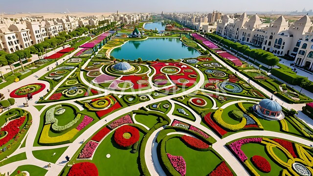 الاهتمام في زراعة الازهار في الحدائق في ميراكل غاردن, التصاميم الهندسية الزراعية المميزة, مقصد السياح من مختلف البلدان, الاستمتاع بالمناظر الطبيعيه في الحديقة المعجزة في دبي، معالم سياحية ترفيهية مشهورة في الامارات العربية المتحدة