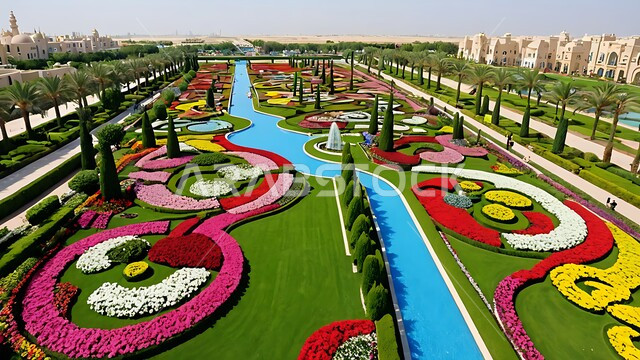 الاهتمام في زراعة الازهار في الحدائق في ميراكل غاردن, التصاميم الهندسية الزراعية المميزة, مقصد السياح من مختلف البلدان, الاستمتاع بالمناظر الطبيعيه في الحديقة المعجزة في دبي، معالم سياحية ترفيهية مشهورة في الامارات العربية المتحدة