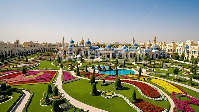 الاستمتاع بالمناظر الطبيعيه في الحديقة المعجزة في دبي، الاهتمام في زراعة الازهار في الحدائق في ميراكل غاردن, التصاميم الهندسية الزراعية المميزة, مقصد السياح من مختلف البلدان, معالم سياحية ترفيهية مشهورة في الامارات العربية المتحدة