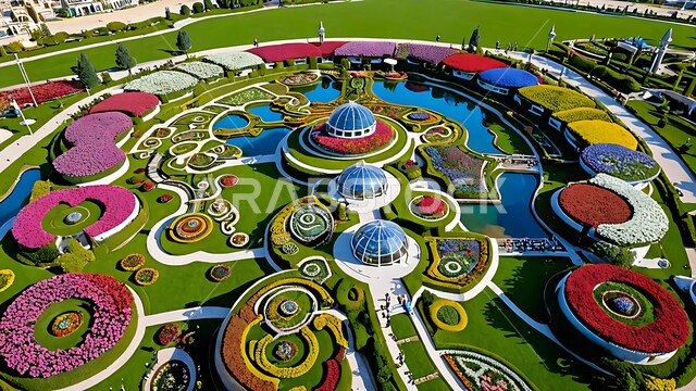 التصاميم الهندسية الزراعية المميزة, الاستمتاع بالمناظر الطبيعيه في الحديقة المعجزة في دبي، الاهتمام في زراعة الازهار في الحدائق في ميراكل غاردن, مقصد السياح من مختلف البلدان, معالم سياحية ترفيهية مشهورة في الامارات العربية المتحدة