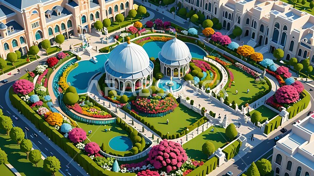 التصاميم الهندسية الزراعية المميزة, الاستمتاع بالمناظر الطبيعيه في الحديقة المعجزة في دبي، الاهتمام في زراعة الازهار في الحدائق في ميراكل غاردن, مقصد السياح من مختلف البلدان, معالم سياحية ترفيهية مشهورة في الامارات العربية المتحدة