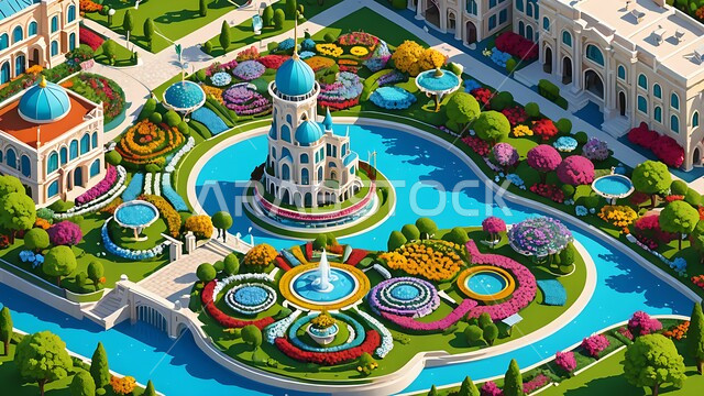 مقصد السياح من مختلف البلدان, الاهتمام في زراعة الازهار في الحدائق في ميراكل غاردن, التصاميم الهندسية الزراعية المميزة, الاستمتاع بالمناظر الطبيعيه في الحديقة المعجزة في دبي، معالم سياحية ترفيهية مشهورة في الامارات العربية المتحدة