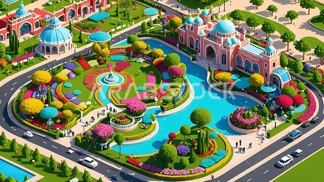 الاستمتاع بالمناظر الطبيعيه في الحديقة المعجزة في دبي، مقصد السياح من مختلف البلدان ,الاهتمام في زراعة الازهار في الحدائق في ميراكل غاردن, التصاميم الهندسية الزراعية المميزة, معالم سياحية ترفيهية مشهورة في الامارات العربية المتحدة