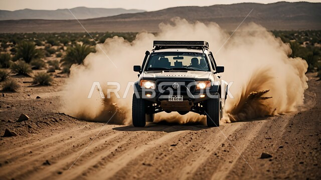 الاستمتاع بممارسة الهوايات والأنشطة الترفيهية في مناطق الصحراء السعودية, نشاط صحراوي ممتع، مغامرة شيقة في البيئة الصحراوية, قيادة سيارة الدفع الرباعي ( التطعيس ) وسط الصحراء, مغامرات سفاري على الكثبان الرملية