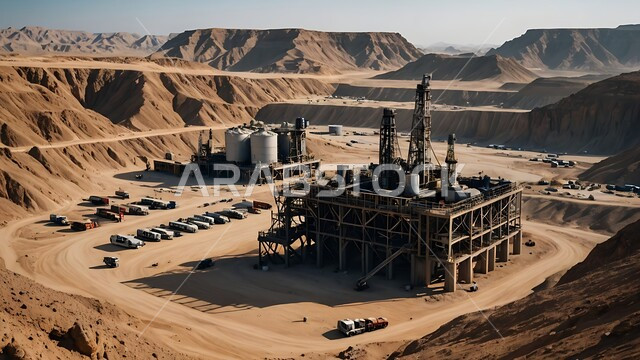  الأبراج والهياكل المعدنية في الأراضي, النهضة بالاقتصاد الوطني السعودي, الصحراوية, مستودعات وخزانات كبيرة وضخمة, صناعات ومشاريع بتروكيماوية، مفهوم هندسة البترول في دول الخليج, مصافي تكرير النفط والغاز, مصانع ومناجم الوقود في المملكة العربية السعودية