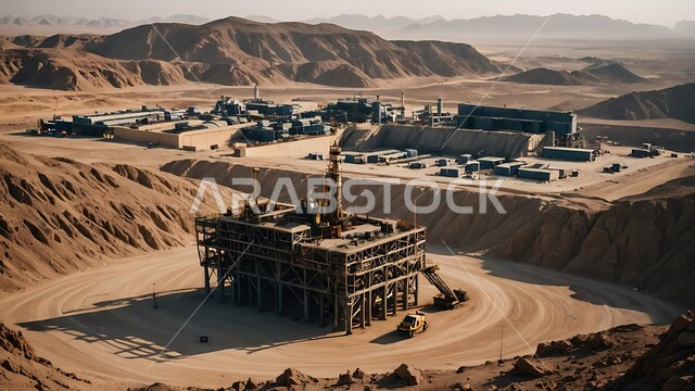  الأبراج والهياكل المعدنية في الأراضي, النهضة بالاقتصاد الوطني السعودي, الصحراوية, مستودعات وخزانات كبيرة وضخمة, صناعات ومشاريع بتروكيماوية، مفهوم هندسة البترول في دول الخليج, مصافي تكرير النفط والغاز, مصانع ومناجم الوقود في المملكة العربية السعودية