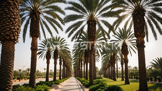 جودة المنتجات المحلية الوطنية, موسم الحصاد وجني التمور, المحميات الطبيعية في المملكة العربية السعودية, الاهتمام في زراعة اشجار النخيل والنباتات الخضراء في المزارع
