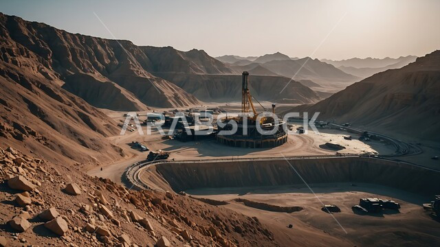 صناعات ومشاريع بتروكيماوية، مفهوم هندسة البترول في دول الخليج, النهضة بالاقتصاد الوطني السعودي, الأبراج والهياكل المعدنية في الأراضي الصحراوية, مستودعات وخزانات كبيرة وضخمة, مصانع ومناجم الوقود في المملكة العربية السعودية