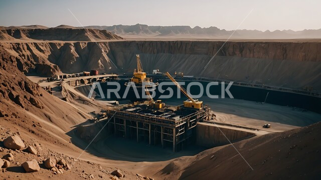 صناعات ومشاريع بتروكيماوية، مفهوم هندسة البترول في دول الخليج, النهضة بالاقتصاد الوطني السعودي, الأبراج والهياكل المعدنية في الأراضي الصحراوية, مستودعات وخزانات كبيرة وضخمة, مصانع ومناجم الوقود في المملكة العربية السعودية