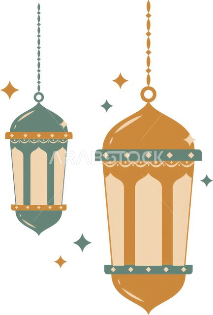 ديكورات و زينة والاحتفالات بالمناسبات و الأعياد الدينية الإسلامية, فانوس معدني مزخرف معلق, البهجة بقدوم رمضان المبارك, الاستعداد لاستقبال الشهر الفضيل
