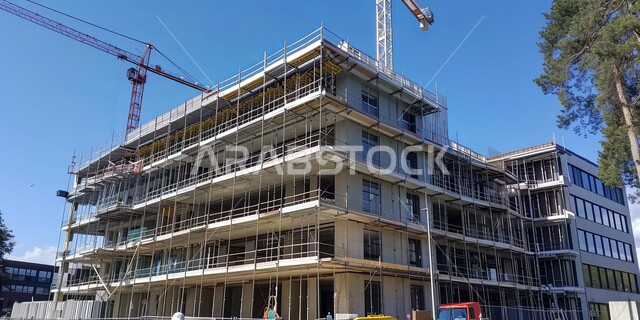 إقامة الأبراج وناطحات السحاب المعاصرة، التطور المعماري والحضاري في المملكة العربية السعودية، إنشاء الأساسات والهياكل للمشروعات السكنية والمصانع الحديثة، مفهوم تحسين البنية التحتية للبلاد، أعمال البناء والمقاولات والتطوير العقاري، تشييد المباني والمشاريع الضخمة