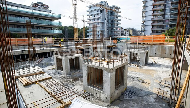 التطور المعماري والحضاري في المملكة العربية السعودية، إنشاء الأساسات والهياكل للمشروعات السكنية والمصانع الحديثة، مفهوم تحسين البنية التحتية للبلاد، أعمال البناء والمقاولات والتطوير العقاري، تشييد المباني والمشاريع الضخمة، إقامة الأبراج وناطحات السحاب المعاصرة