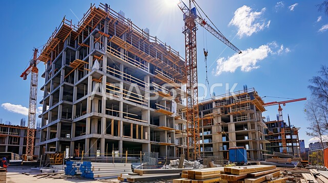 مفهوم تحسين البنية التحتية للبلاد، أعمال البناء والمقاولات والتطوير العقاري، إنشاء الأساسات والهياكل للمشروعات السكنية والمصانع الحديثة، التطور المعماري والحضاري في المملكة العربية السعودية، تشييد المباني والمشاريع الضخمة، إقامة الأبراج وناطحات السحاب المعاصرة