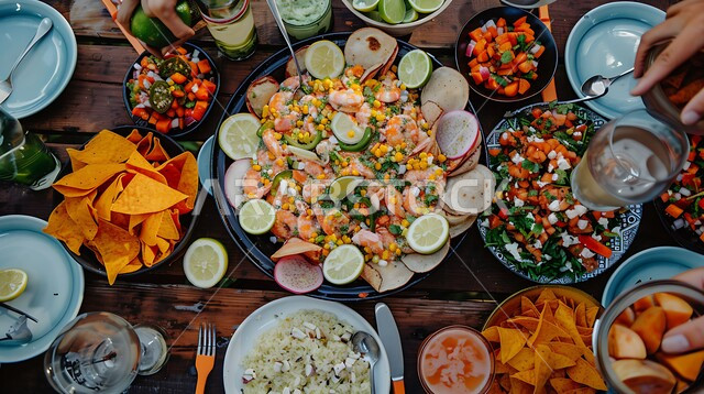 Delicious snacks, appetizers and crackers with sauces, delicious cold food dishes, healthy food recipes rich in benefits and nutrients, healthy snack salads with fresh vegetables, the art of food presentation in the Kingdom of Saudi Arabia