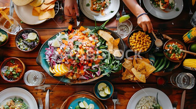 تناول المأكولات والمقبلات والمقرمشات اللذيذة مع الصلصات، أطباق الأطعمة الباردة اللذيذة، وصفات الطعام الصحي الغني بالفوائد والعناصر الغذائية، سلطات ووجبات صحية خفيفة بالخضراوات الطازجة، فن تقديم الأطعمة في المملكة العربية السعودية