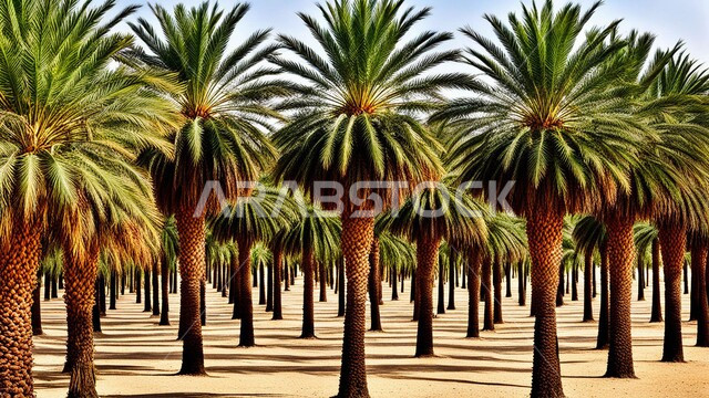 محمية طبيعية في الطبية الصحراوية لزراعة أشجار النخيل, محاصيل ومنتجات محلية وطنية, موسم حصاد التمور, المزراع والاراضي الزراعية في المملكة العربية السعودية, الاهتمام بالزراعة والتشجير