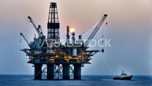 صناعات ومشاريع بيتروكيماوية في المملكة, استنباط الثروات الباطنية من البحر, الآلات الضخمة والمعدات الثقيلة المستخدمة في التنقيب عن البترول, العمل في مجال الهندسة البترولية, مصانع تكرير النفط والغاز في المنطقة الصناعية بالسعودية, النمو والتقدم الاقتصادي السعودي