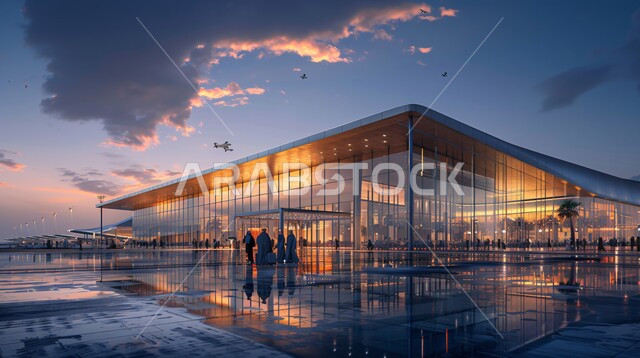 الفن الهندسي المعماري بواجهات ضخمة زجاجية, ديكورات وتصاميم خارجية عصرية متميزة على الطراز الحديث, البناء الخارجي الحديث المتطور للفنون الهندسية, الاهتمام بزراعة الأشجار، منتجعات وشاليهات سياحية فاخرة في المملكة العربية السعودية