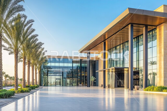 التصميم المتطورللمكاتب في المملكة العربية السعودية، الفن الهندسي المعماري للديكورات الخارجية العصرية المتميزة, الواجهات الزجاجية الضخمة على الطراز الحديث، النمو والتقدم العمراني في العاصمة، جذب المستثمرين من شتى انحاء العالم