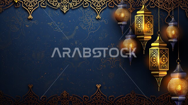 تحف دينية للاحتفال بقدوم شهر الخير, زينة واكسسورات الأعياد والمناسبات الاسلامية, التصميم الهندسي التقليدي للفوانيس المعدنية المعلقة في المملكة العربية السعودية, الأجواء الروحانية في رمضان المبارك