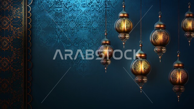 المصابيح الملكية المعلقة للاحتفال بقدوم شهر الخير, أجواء رمضانية وروحانية إسلامية, الاحتفال بقدوم رمضان الكريمر, التحف التقليدية والفوانيس المعدنية المضيئة، إضاءة وزينة الاعياد والمناسبات الدينية