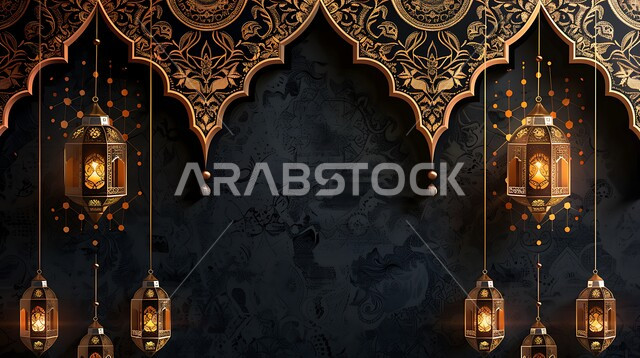 المصابيح الملكية المعلقة للاحتفال بقدوم شهر الخير, أجواء رمضانية وروحانية إسلامية, الاحتفال بقدوم رمضان الكريمر, التحف التقليدية والفوانيس المعدنية المضيئة، إضاءة وزينة الاعياد والمناسبات الدينية