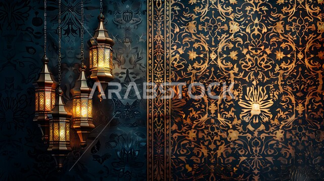المصابيح الملكية المعلقة للاحتفال بقدوم شهر الخير, أجواء رمضانية وروحانية إسلامية, الاحتفال بقدوم رمضان الكريمر, التحف التقليدية والفوانيس المعدنية المضيئة، إضاءة وزينة الاعياد والمناسبات الدينية