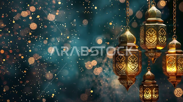 المصابيح الملكية المعلقة للاحتفال بقدوم شهر الخير, أجواء رمضانية وروحانية إسلامية, الاحتفال بقدوم رمضان الكريمر, التحف التقليدية والفوانيس المعدنية المضيئة، إضاءة وزينة الاعياد والمناسبات الدينية
