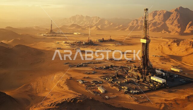Renaissance of the Saudi national economy, the concept of petroleum engineering in the Gulf countries, petrochemical industries and projects, gas refinery, view of large and huge warehouses and tanks, oil factories and laboratories in the Kingdom of Saudi Arabia