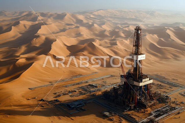 استنباط الثروات الباطنية من البحر, الآلات الضخمة والمعدات الثقيلة المستخدمة في التنقيب عن البترول, العمل في مجال الهندسة البترولية, صناعات ومشاريع بيتروكيماوية في المملكة, مصانع تكرير النفط والغاز في المنطقة الصناعية بالسعودية, النمو والتقدم الاقتصادي السعودي