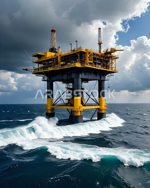 Adoption of modern techniques and technology in the Kingdom of Saudi Arabia, quality of production laboratories and equipment, platforms for extracting oil and oils in the middle of the sea, extraction and export of underground resources.